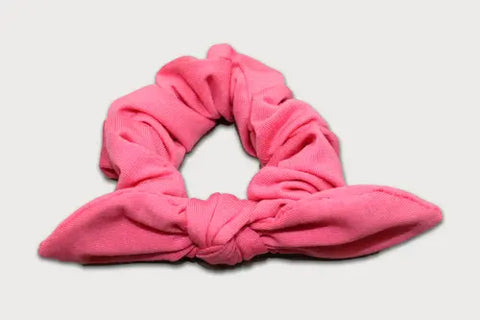 Knotted Bow Hair Scrunchie – Soft Thermoregulating Fabric | Made in USA Goodnighties  item