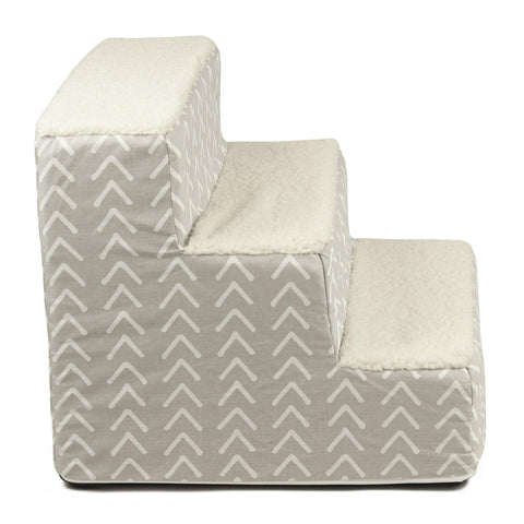 Boho Arrow 3 Step Pet Stairs – Soft Cushioned Support – Majestic Pet Products | Made in USA Majestic Pet 