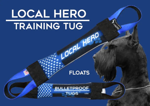 Local Hero Fire Hose Dog Tug Toy – Durable Training Tug | Made in USA Bulletproof Pet Products Inc  TUGS