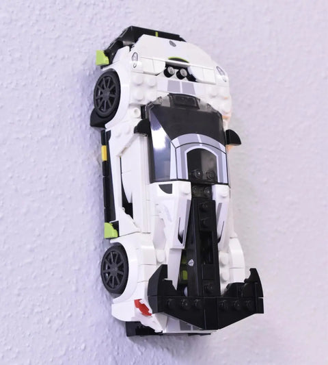 Low Profile Lego Car Wall Mount Display – 5-Pack Black Hangers | Made in USA Chatelet Manufacturing 