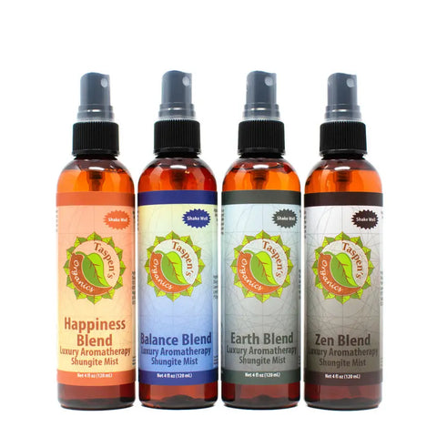 Luxury Aromatherapy Shungite Energy Mist 4oz – Organic Essential Oil Blend | Made in USA Taspen's Organics  Aromatherapy (8)