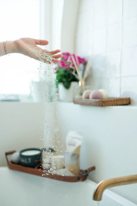 Magnesium Detox Bath Soak with Lavender & Bentonite Clay | Relaxation & Sleep Support | Made in USA by Shanti + Tula Shanti + Tula  Bath & Body