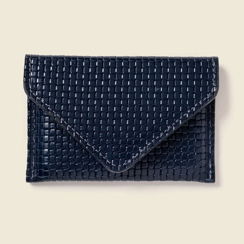 Mini Navy Envelope Wallet 4.5 Inch – RFID Protection | Handmade in USA CASUPO  Envelope Wallet