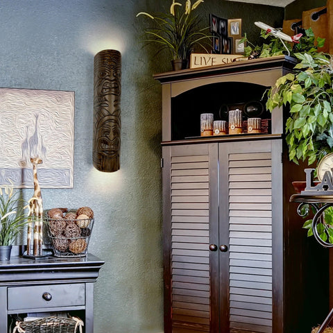 Modern USA-Made Wall Lighting – Tiki Totem Sconce | Handcrafted in California by A19 Artisan Lighting A19 Artisan Lighting  item