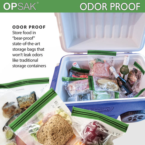 LOKSAK OPSAK Odorproof Dry Storage Bags 7x7 Inch 2-Pack – Reusable Resealable | Made in USA LOKSAK  Purchase