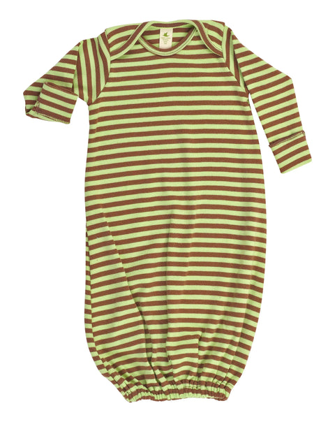 Organic Cotton Baby Sleep Gown Set – Soft Rib Fabric – Made in USA Spiritex | Sustainable Apparel  Short Sleeve Snappie