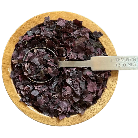 Organic Dulse Seaweed Flakes 4 oz – USDA Certified – Made in USA Ocean's Balance  Organic Seaweed