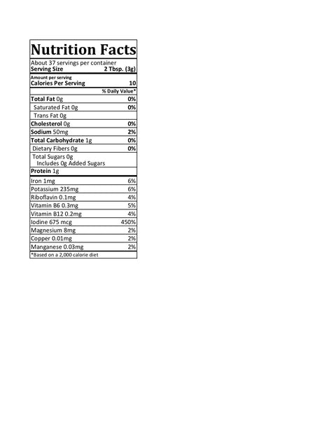 Organic Dulse Seaweed Flakes 4 oz – USDA Certified – Made in USA Ocean's Balance  Organic Seaweed
