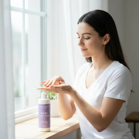 Organic Lavender Spearmint Body Lotion – Hydrating Moisturizer | Made in USA Taylor Made Organics  Lotion & Moisturizer
