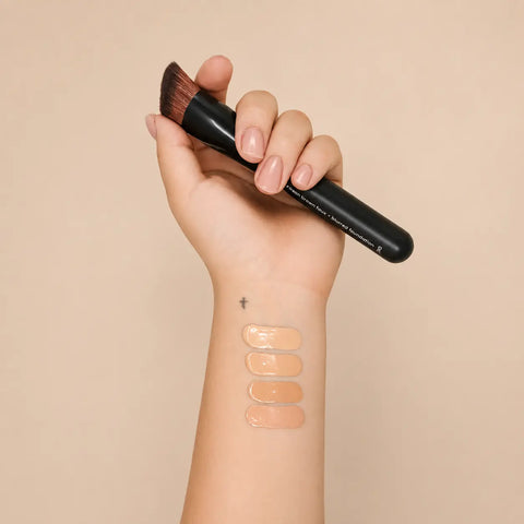 Organic Liquid Mineral Foundation Sample Set – Lightweight Hydrating Coverage with Aloe Vera | Made in USA Taylor Made Organics  foundation