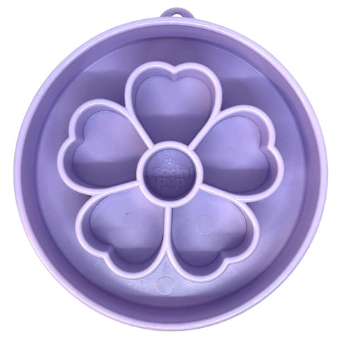 Flower Design Slow Feeder Dog Bowl – Interactive Enrichment Mealtime | Made in USA SodaPup  EBOWL