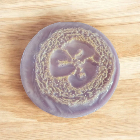 Pack of 2 Handcrafted Goat Milk Loofah Soap Duo – Black Raspberry Vanilla Scent | Natural Exfoliating Bars Made in USA Frances Farm & Craft 