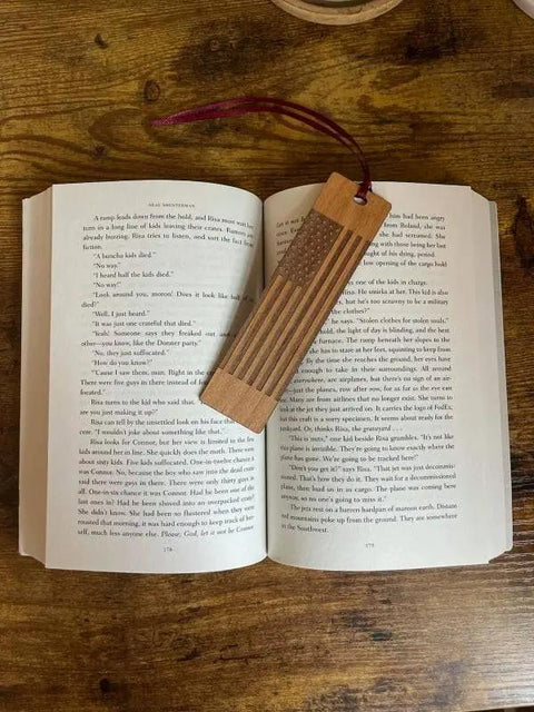 Patriot's Hardwood Engraved Bookmark Set American Grains LLC 