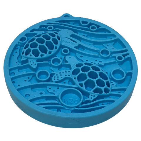 Turtle Mini Pet Enrichment Lick Mat With Suction Cups – Slow Feeder Toy | Made in USA SodaPup  EMAT
