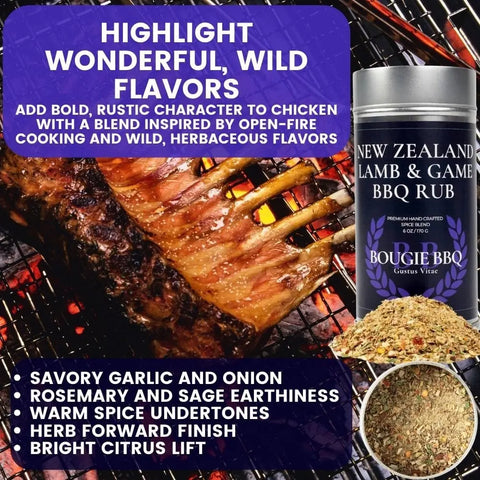 Premium Bougie BBQ Seasoning Set – 8 Artisanal XL Tins with Global Flavors | Made in USA Handcrafted Spice Collection Gustus Vitae  Collections & Gift Sets
