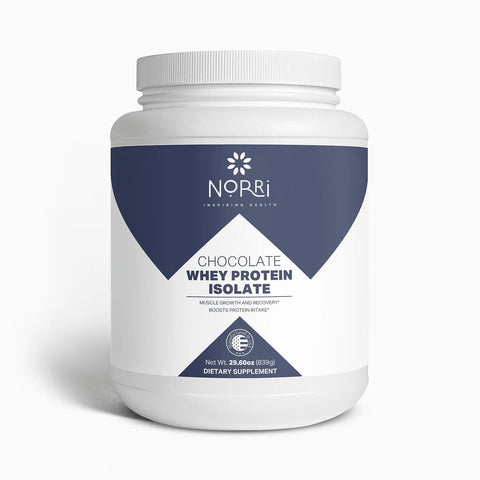 Premium Chocolate Whey Protein Isolate Powder – 839g – Norri | Made in USA Norri Nutrition  Proteins & Blends