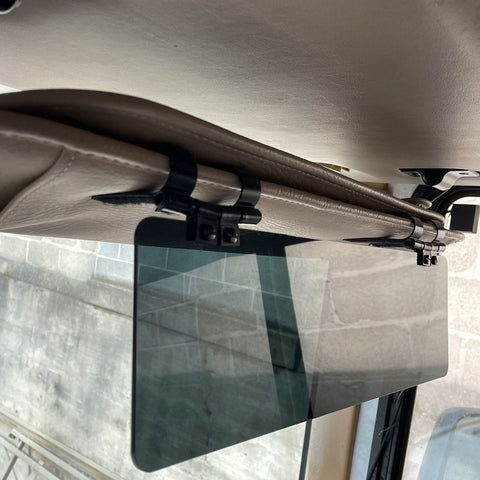 Gray Polarized Sun Visor Extender for Trucks and RVs – Glare Protection – Made in USA Glare Guard  item