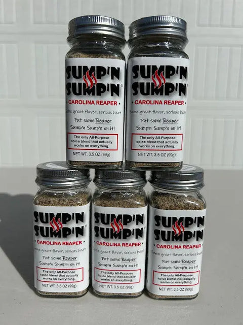 SUMP'N SUMP'N Carolina Reaper Seasoning Blend 3.5 Oz – All-Natural Vegan Spice Mix | Made in USA SUMP'N SUMP'N  Spice Blend