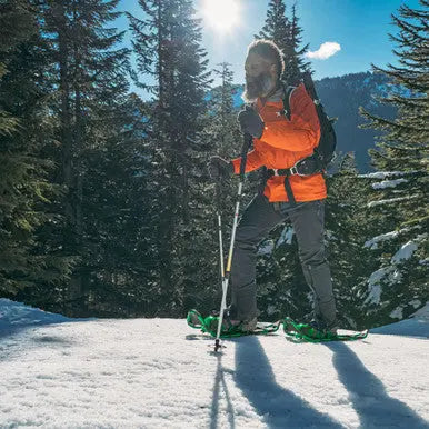 Sawtooth 27 Blue All-Terrain Snowshoes | Made in USA Crescent Moon  item