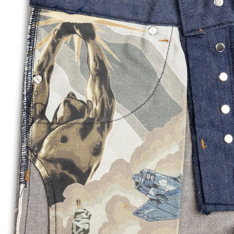 Slim Fit Raw Selvedge Jeans 12.5oz Broken Twill – Made in USA Seven Titans  Jeans