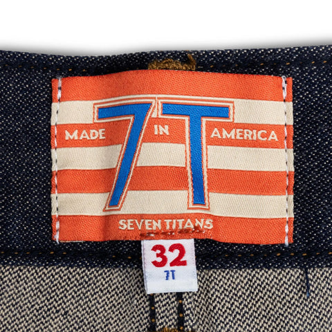 Slim Fit Raw Selvedge Jeans 12.5oz Broken Twill – Made in USA Seven Titans  Jeans
