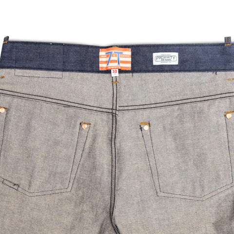 Slim Fit Raw Selvedge Jeans 12.5oz Broken Twill – Made in USA Seven Titans  Jeans