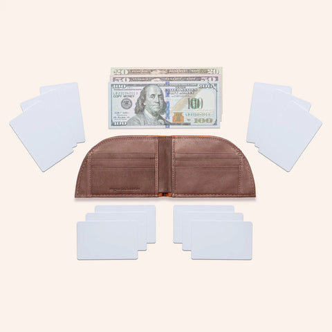 Slim Moose Leather Wallet – Slim Front Pocket Design – Handcrafted in Maine | Made in USA Rogue Industries  Wallet