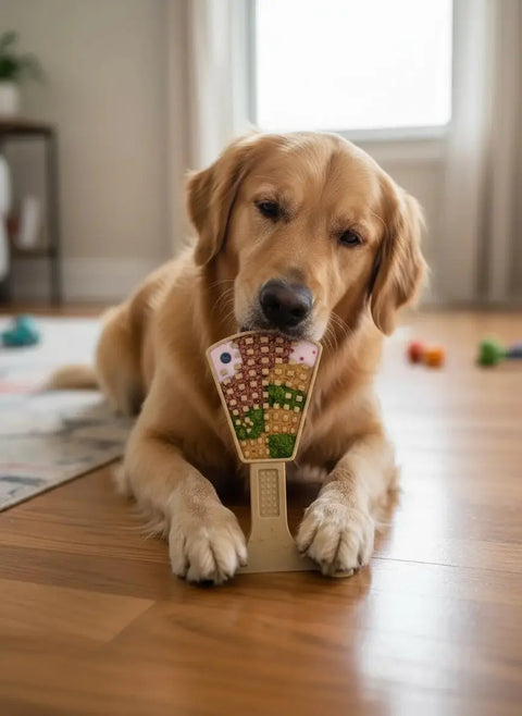 Sodapup Waffle Tower 6.75 Inch Durable Nylon Dog Chew Toy – Enrichment Licking & Dental Aid | Made in USA SodaPup  Nylon Dog Toys
