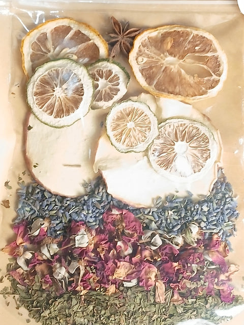 Spring Fresh Simmer Potpourri 2-Pack – Natural Floral Citrus Aroma Home Fragrance | Made in USA Forev'Herbs  Simmer Potpourri