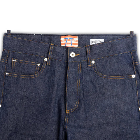 Straight Fit Raw Selvedge Jeans 12.5oz Denim – Proximity Manufacturing | Made in USA Seven Titans  Jeans