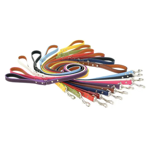 Tuscan Italian Leather Leash - Original 4' and 6' Lengths Auburn Leathercrafters  item
