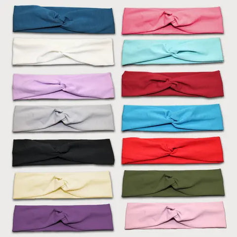 Twist Front Headband – Soft Stretch Fabric Hair Accessory | Made in USA Goodnighties  item
