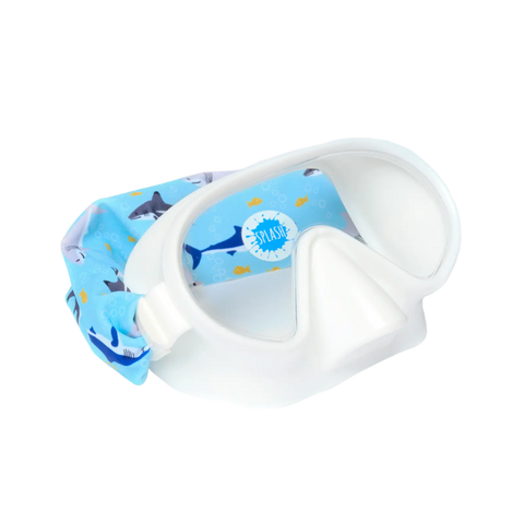 Youth Shark Attack Print Swim Mask Goggles – Anti-Fog, Comfortable Fit for Kids Ages 4-8 | Assembled in USA Splash Place  Youth Swim Mask