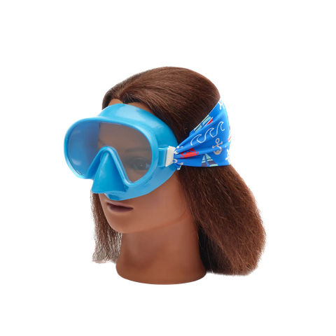 Youth Swim Mask With Anchor Sailboat Print – Anti-Fog Blue Frame Goggles For Kids 4-8 | Assembled In USA Splash Place  Youth Swim Mask