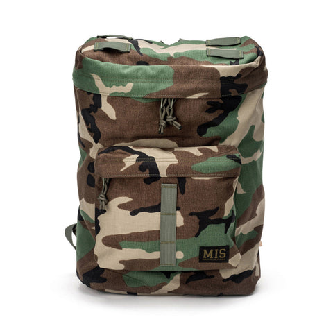 Woodland Camo Backpack – Heavy-Duty 1000D Cordura Nylon | Made in USA MIS  Backpack