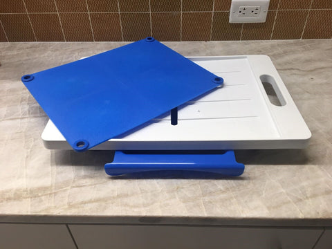 Dripless 2-in-1 Cutting Board System – Removable Tray – Made in USA Karving King 