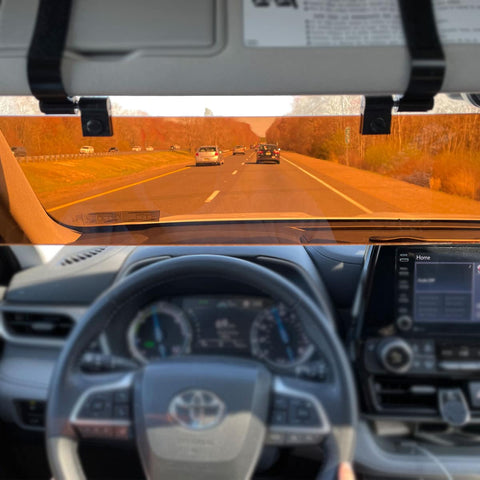 Copper Polarized Car Visor Extender – Glare Reduction Visor Shield | Made in USA Glare Guard  item