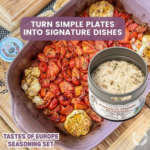 Artisanal European Spice Blend Set – Six Pack Gourmet Seasonings | Made in USA Gustus Vitae  Collections & Gift Sets