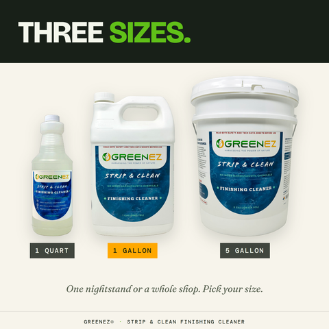 GreenEZ Finishing Cleaner 1 Quart – Eco-Friendly Solution | Made in USA GreenEZ® 