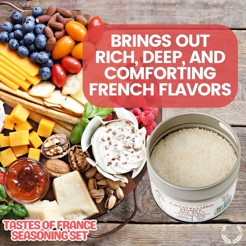 Artisanal French Seasoning Gift Set – Six Pack Gourmet Spice Blends | Made in USA Gustus Vitae  Collections & Gift Sets