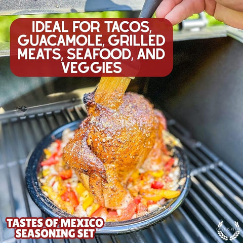 Mexican Spice Blend Gift Set – Artisanal Seasonings Six Pack | Made in USA Gustus Vitae  Collections & Gift Sets