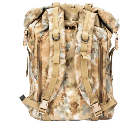 30 Liter Tactical Roll Top Backpack – Covert Desert Camo | Made in USA MIS  Backpack