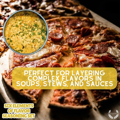 Gustus Vitae Six Flavor Seasoning Set – Gourmet Spice Collection | Made in USA Gustus Vitae  Collections & Gift Sets
