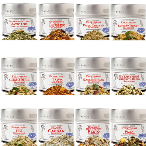 Gustus Vitae Gourmet Seasoning Set – 12 Pack Everything but The…Everything Collection | Made in USA Gustus Vitae  Collections & Gift Sets