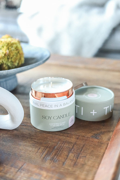 Copper Vessel 3-Wick Soy Candle | Clean-Burning & USA-Made | Luxury Gift-Ready Decor Shanti + Tula  Home Decor