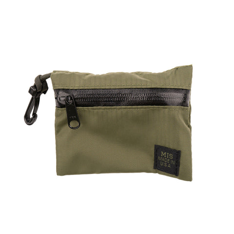 Compact Olive Small Pouch – Water-Resistant Packcloth Nylon | Made in USA MIS  Pouch
