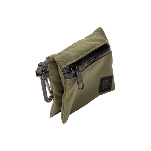 Compact Olive Small Pouch – Water-Resistant Packcloth Nylon | Made in USA MIS  Pouch